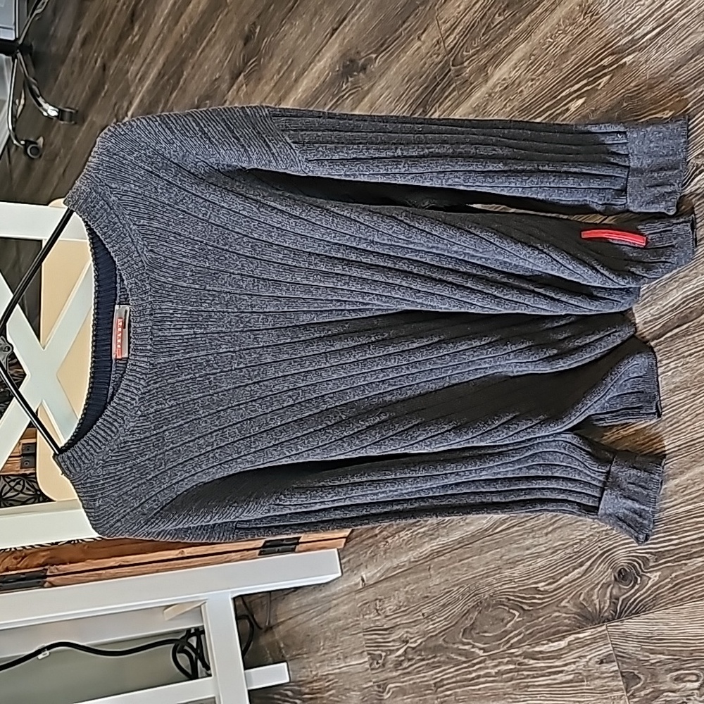 Prada Mens 2XL grey sweater